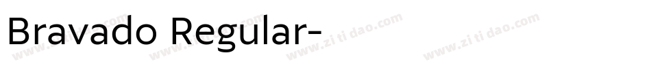 Bravado Regular字体转换